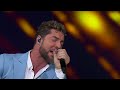 David Bisbal cantando El ruido, la voz México 2022.￼