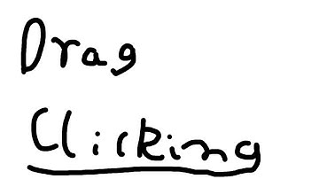 drag clicking a logitech g402.