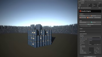 Asset stacking tool (Houdini & Python)
