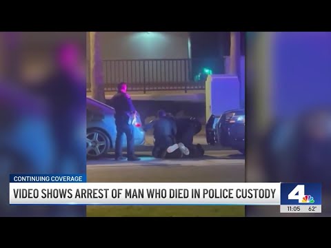 Video shows arrest of man who died in Inglewood police custody - YouTube