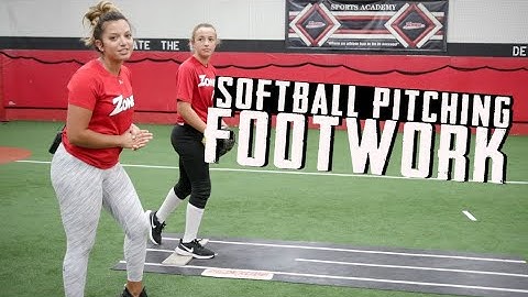 Softball Pitching Footwork BREAKDOWN