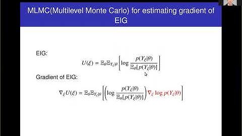 Tomohiko Hironaka – Two Applications of Multilevel Monte Carlo Methods to Bayesian Experimental ...