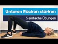 Stärke Deinen unteren Rücken ➡️ 5 einfache Übungen gegen Schmerzen!