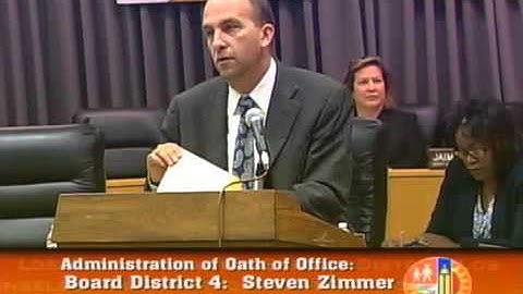 Steve Zimmer Inaugural Speech-July 2013