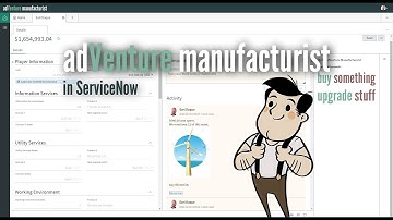 ServiceNow Knowledge20 CreatorCon Hackathon Presentation: AdVenture Manufacturist by Click to Win