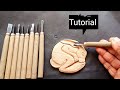 Wood carving skills  perfect handling carving chisel  tutorial