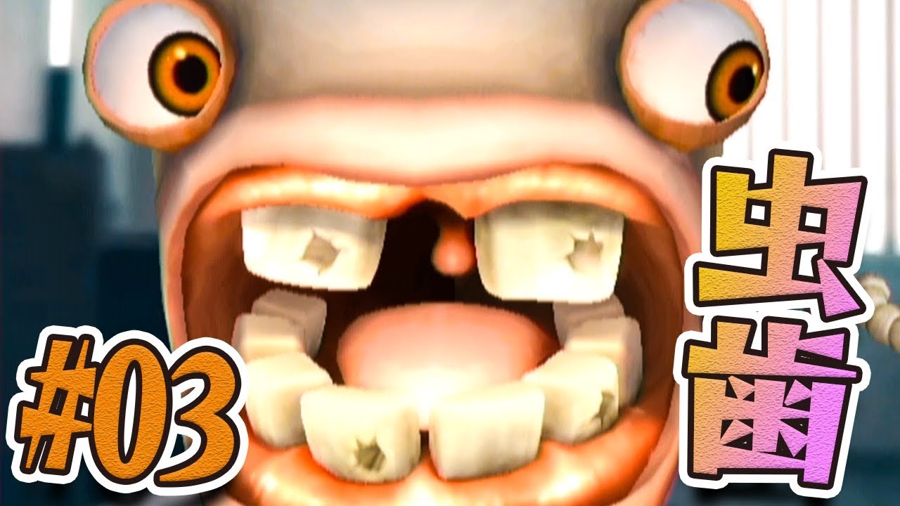 The rotten Rabbid is so gross, but I'm playing 