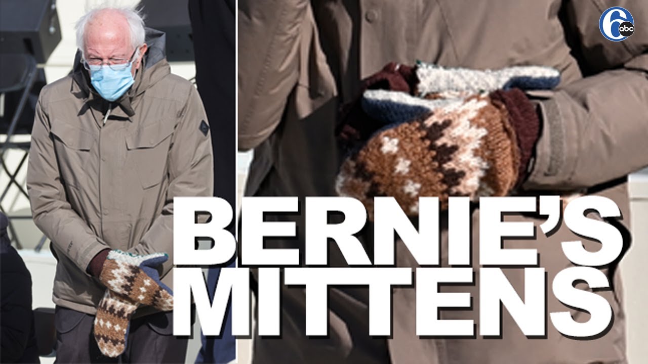 Bernie Mittens: Sanders' inauguration mittens, made by Vermont ...