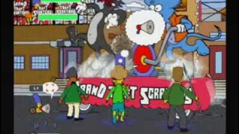 The Simpsons  Game-  Stage 5:The Mob Rules (part1)ps2