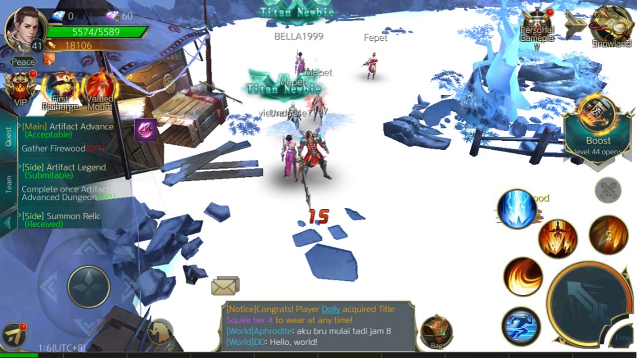 [APK Android]Legacy of Destiny Most fair and romantic MMORPG