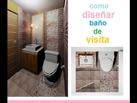 Diseño de baño de visita ideas para decorar tu baño materiales ...