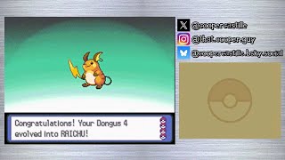Pichu & Pikachu Adventures + Dongus 4 (Pokémon Platinum Livestream Highlights)