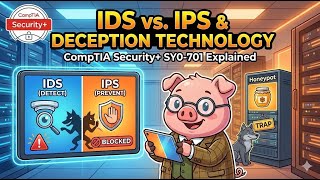 IDS vs. IPS & Deception Technology Explained | CompTIA Security+ SY0-701 Profile