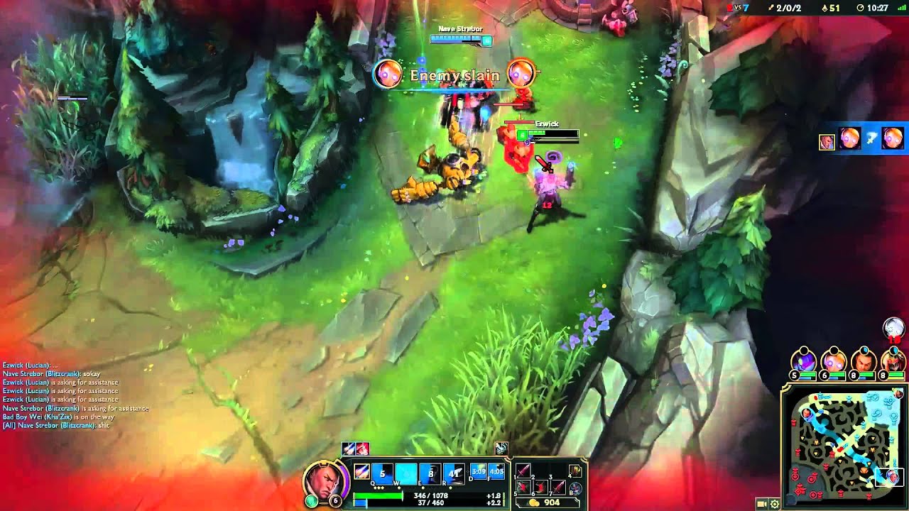 Lucian skillshot jukes