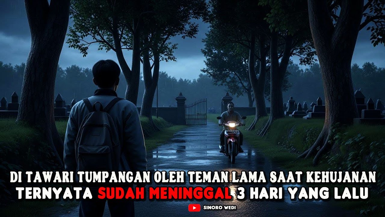 DI TAWARI TUMPANGAN OLEH TEMAN LAMA SAAT KEHUJANAN, TERNYATA SUDAH MENINGGAL TIGA HARI YANG LALU