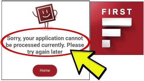 How To Fix IDFC FIRST Bank App Sorry, your application cannot be processed currently. Problem Solved