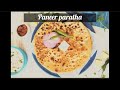 Paneer paratha recipe      by cook with simnaaz