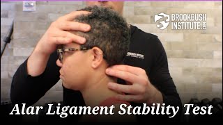 Alar Ligament StabilityTest