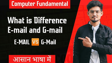 What is Difference between E-mail and G-mail||E-mail Vs G-mail||Computer Basic Lec-41 #emailvsgmail