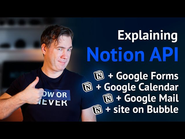 Notion API Demo: website, Google Forms, Google Calendar, Gmail integrations