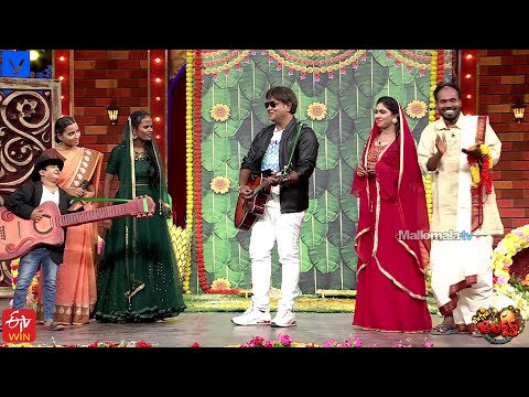 Bullet Bhaskar backslashu0026 Team Performance Promo - 19th April 2024 - Extra Jabardasth - Rashmi Gautam - MALLEMALATV