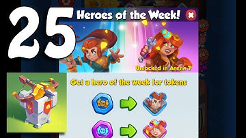 Rush Royale - Gameplay Walkthrough Part 25 - Heroes Of The Week (Android, iOS)