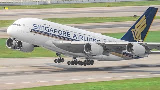 30 BIG PLANE TAKEOFFS from ABOVE | Plane Spotting at Hong Kong Airport [HKG\/VHHH]