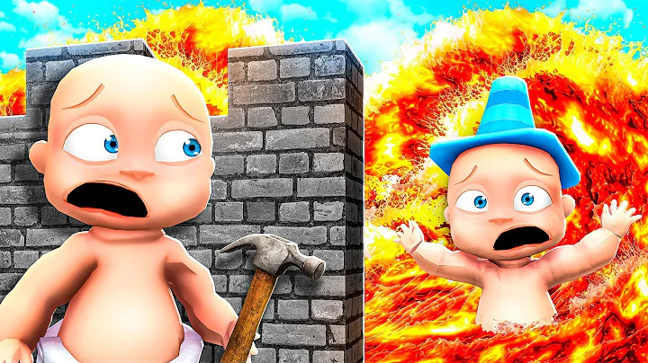 Build to Survive MAX LEVEL VOLCANO in Roblox!