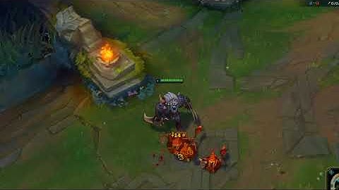 Rengar Crit Animation Slowmotion