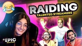 Raiding  streamers in india | Epic Reactions | Payal Gaming