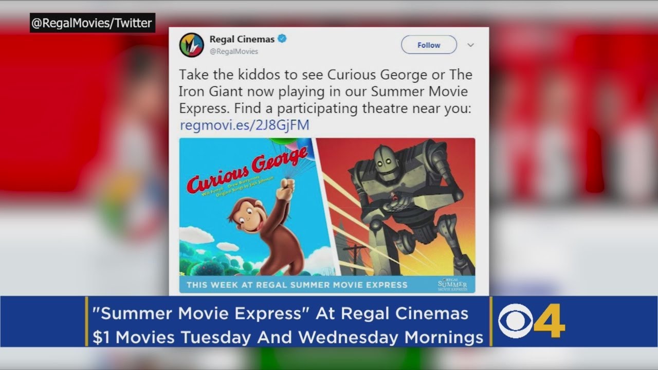 Regal Theaters Offering 1 Tickets For Kids Movies This Summer YouTube