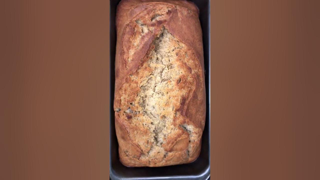 Banana Bread Cake Transition #shorts #transition #bananabread #banana #healthysnack #foodie #baking