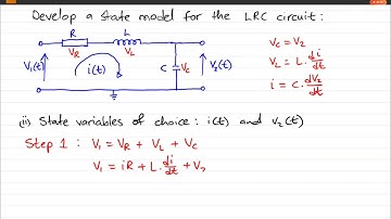 Example: state space model of an RLC circuit (part 2)