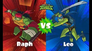 Raph vs  Leo Splatfest Highlights