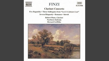 5 Bagatelles, Op. 23a (arr. L. Ashmore for clarinet and orchestra) : I. Prelude: Allegro deciso