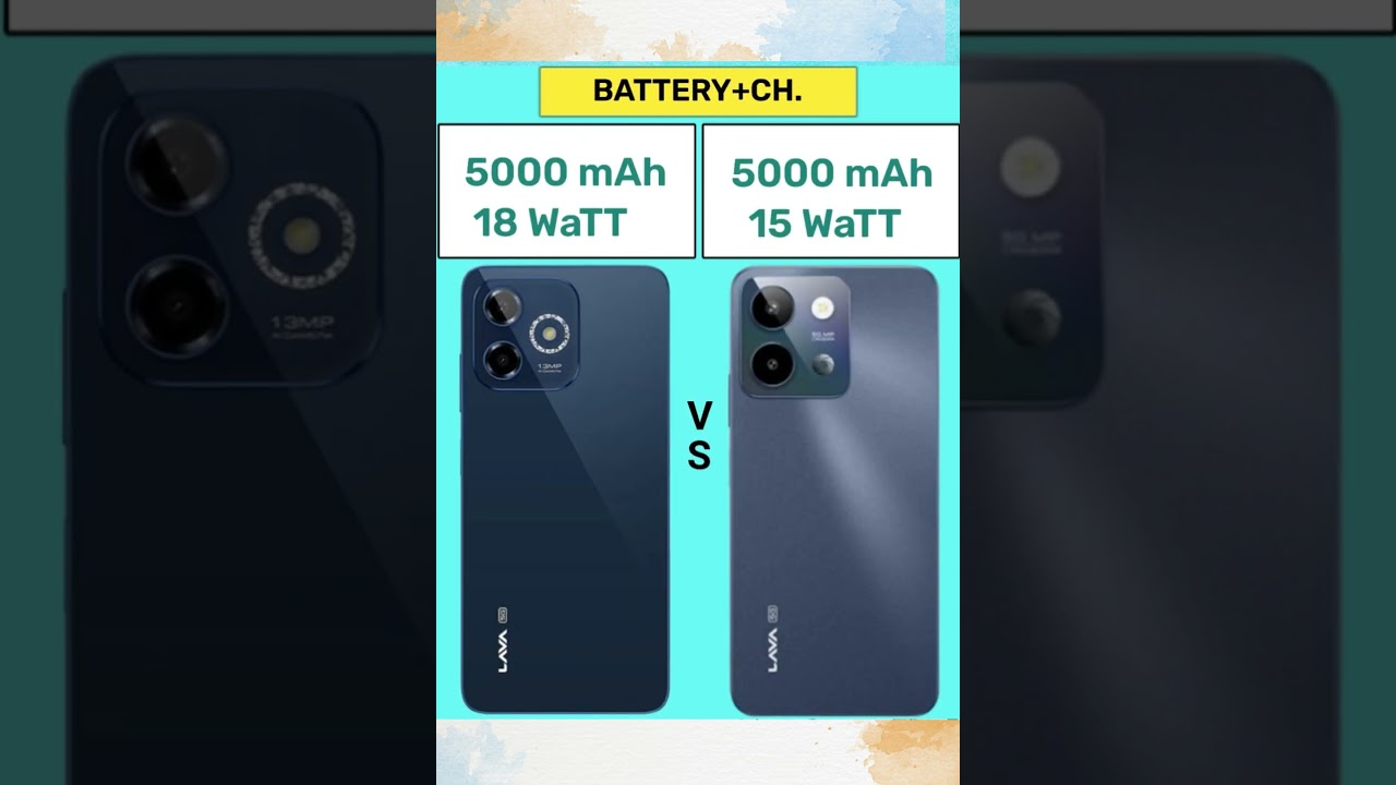 Lava Shark 5G Vs Lava Storm Lite 5G