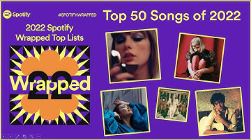 My Top 50 Most Streamed Song Of 2022 | My Spotify Wrapped 2022