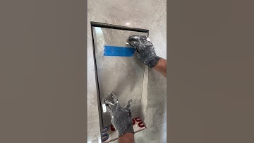 Mitered Tile: Wrapped Niches: Master Bathroom Shower Remodel