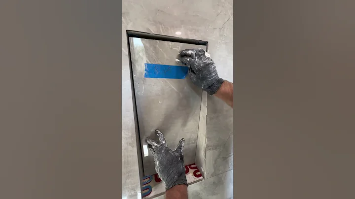 Mitered Tile: Wrapped Niches: Master Bathroom Shower Remodel