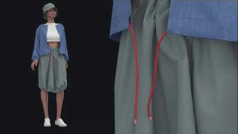 #CAD3D : Drawcords/Coulisse workflow