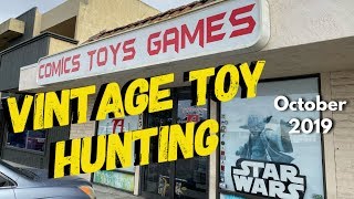Vintage Toy Hunt @ The Toy Addicts toy store San Diego 2019 hunting