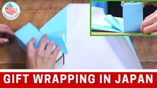 Gift Wrapping in Japan! Explained w/ Multiple Camera Angles: Easy SLOW Speed Wrapping Instructions!