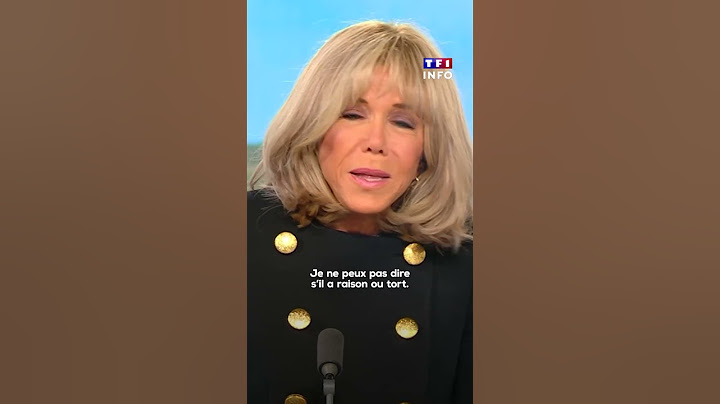 "S'il y a une chose qu'Emmanuel mérite, c'est le respect" : Brigitte Macron ｜TF1 INFO