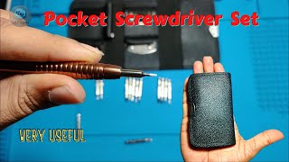 Multipurpose pocket screwdriver set.. !