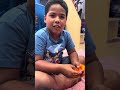 Son makes volcano slime then mom does this #shorts