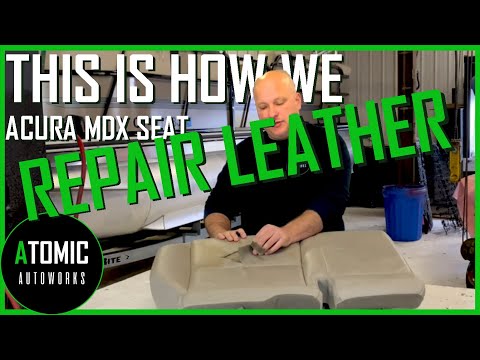 ACURA MDX leather seat repair