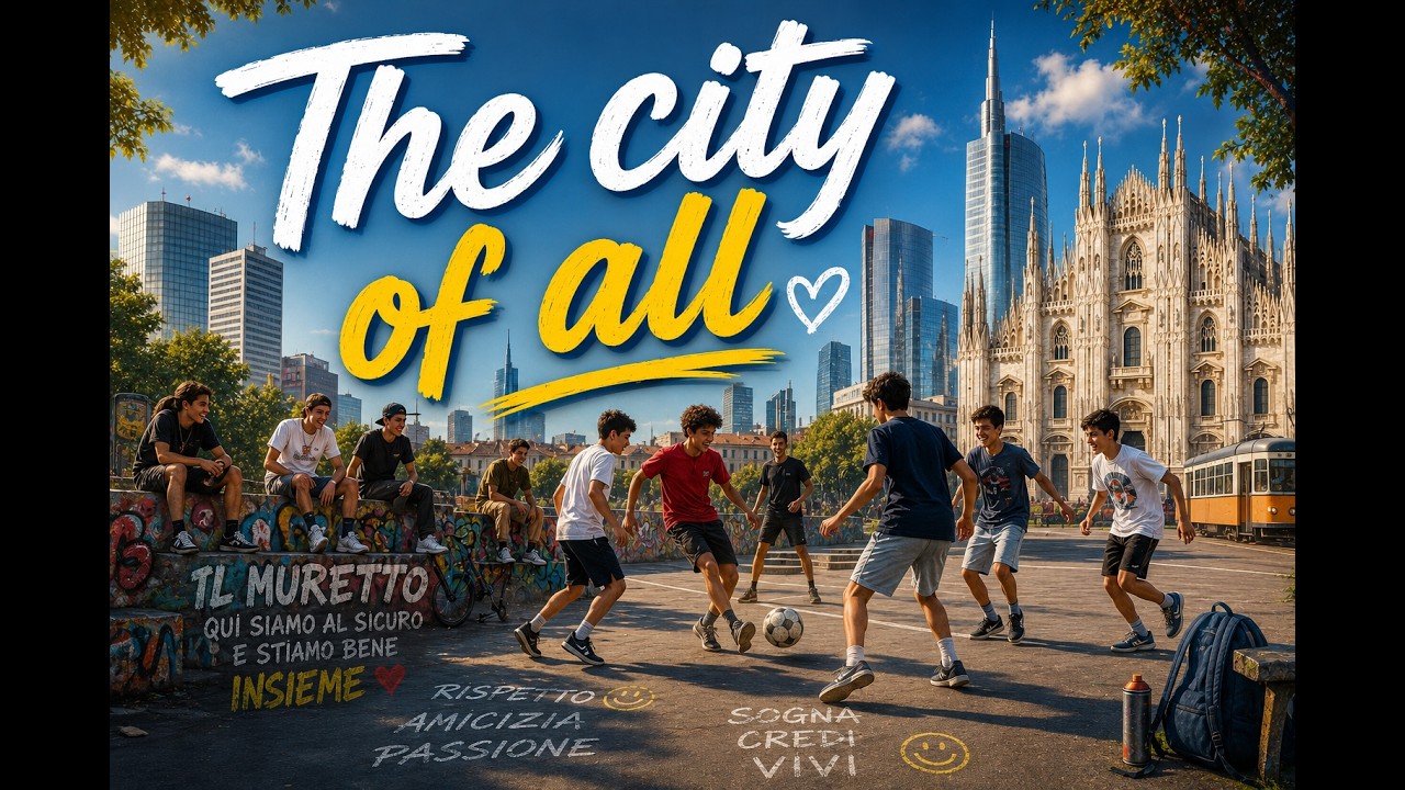 The city of all lyrics and music by Gianni Peteani