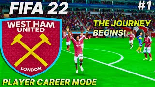 FIFA 22 | WEST HAM PLAYER CAREER MODE EP1 - NEW TALENT EZRA BENDER | PS5  FIFA22 careerMode