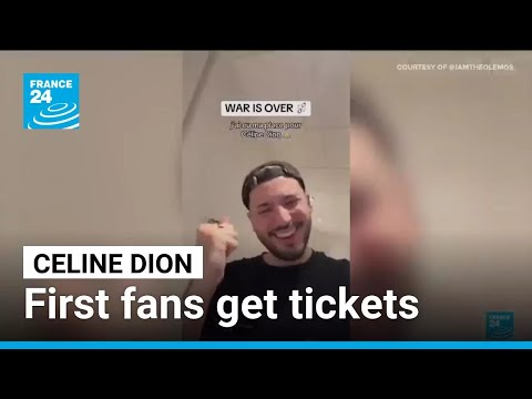 Delight and disappointment as Celine Dion fans in battle for tickets • FRANCE 24 English