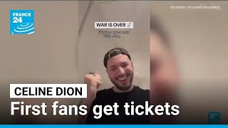 Delight and disappointment as Celine Dion fans in battle for tickets • FRANCE 24 English